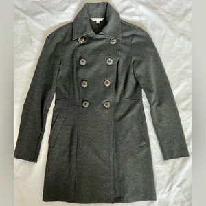 CAbi XS Peacoat, charcoal gray